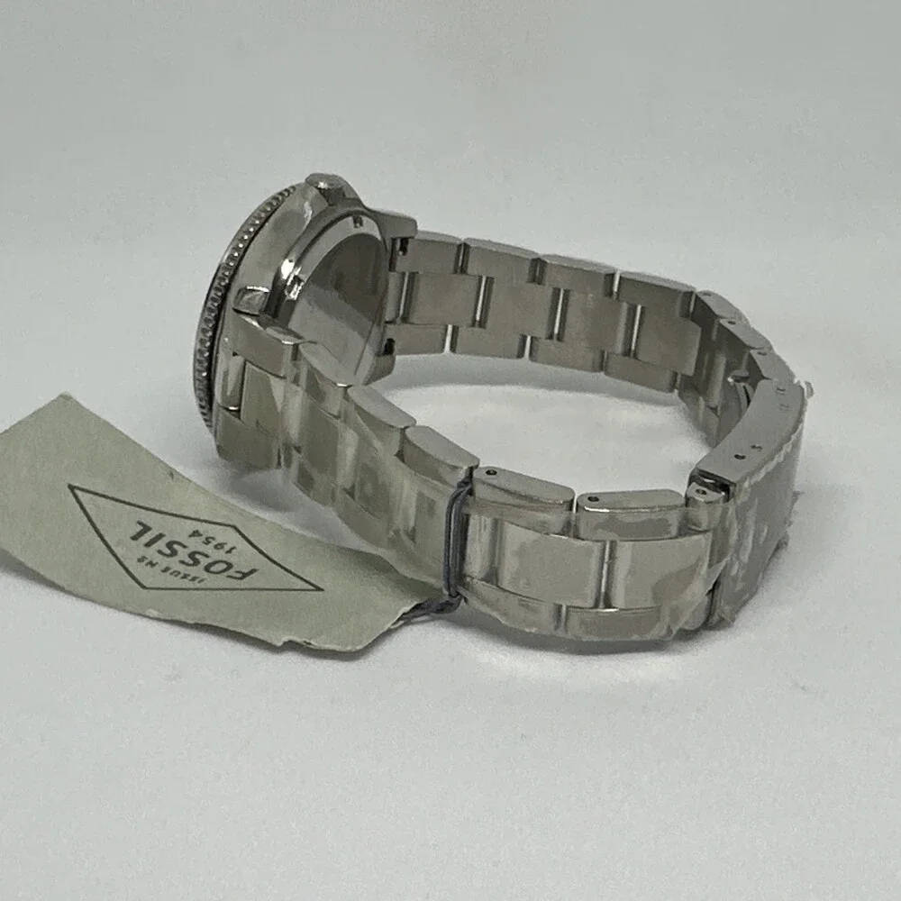 Fossil PR5435 Womens Silver Stainless Steel Analog Dial Quartz Wristwatch HME636